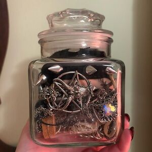 Goth Jewelry Jar
